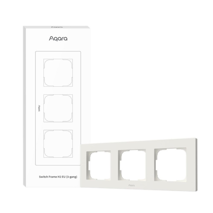 Aqara H2 EU Switch Frame (dreifach / 3-fach), weiß