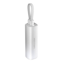 Powerbank 5000mAh Vention FHWM0 20W + cable USB-C a Lightning (gris)