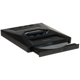 EXTERNAL CD/DVD RECORDER T1037A01 WITH USB HUB AND SD CARD READER UNITEK