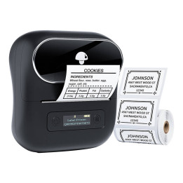 Impresora de etiquetas portátil Phomemo M220 (negra)