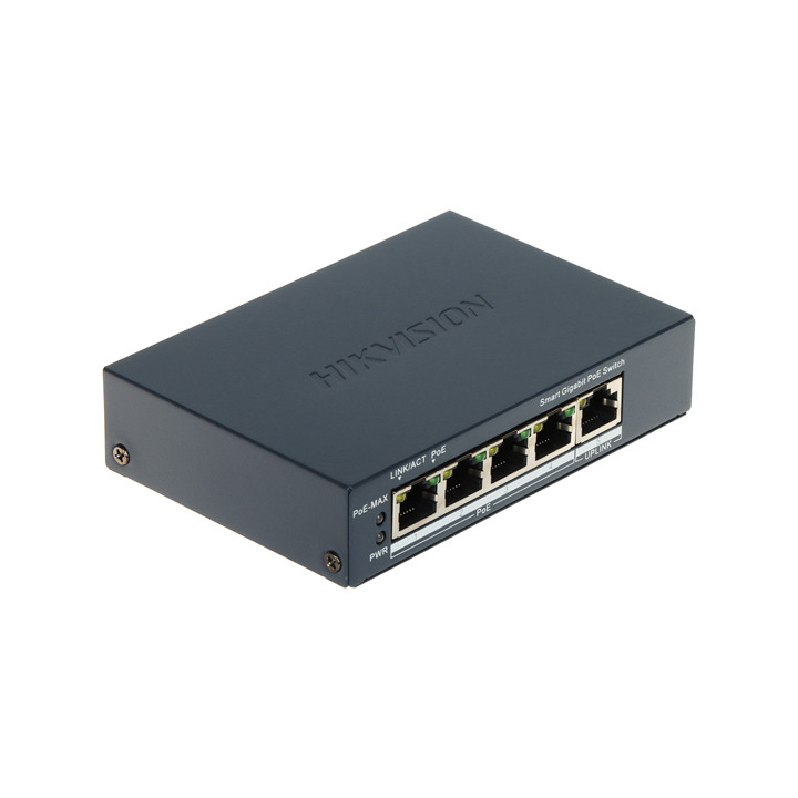 Hikvision DS-3E1505P-EI 4-портовый гигабитный управляемый PoE коммутатор