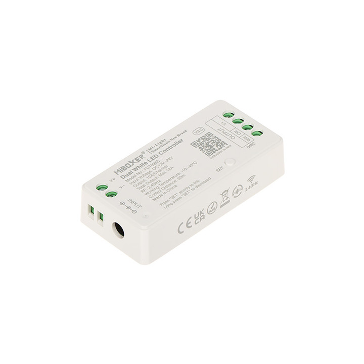 MiBOXER FUT035S 2,4 GHz CCT LED-Controller 12–24 V DC für abstimmbare weiße LED-Streifen