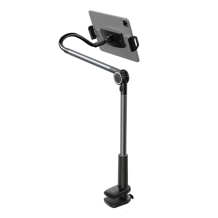 Phone / tablet rotary clip holder Baseus Otaku Life Rotary Pro (gray)