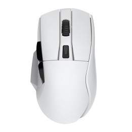 Беспроводная игровая мышь + док-станция для зарядки Dareu A955 RGB 400-12000 DPI (белый)