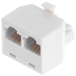 RJ45-W/2RJ45-G RJ45 Splitter Adapter 2-Port Female