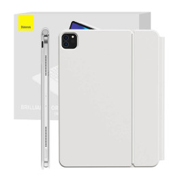 Funda con Teclado Baseus Brilliance para iPad 11" (2018/2020/2021) iPad Air4/Air5 10.9" (blanco)