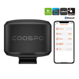 Датчик скорости Coospo BK9S, совместимый с Wahooo, Garmin, Bryton и т. д.