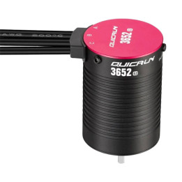 Бесщеточный мотор Hobbywing QuicRun 3652SL G2 3250KV - черный
