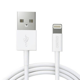Cable USB a Lightning Choetech IP0026, MFi, 1,2m (blanco)