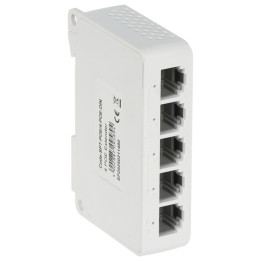 SWITCH/EXTENSOR POE SPT-POE/4-POE-DIN RED DELTA DE 5 PUERTOS