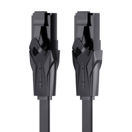 Плоская UTP Кат. сетевой кабель. 6 Vention IBABE RJ45 Ethernet 1000 Мбит/с 0,75 м, черный