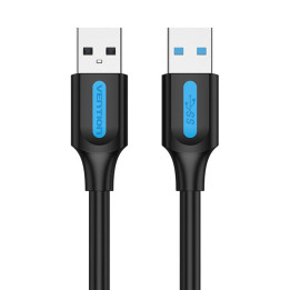 Cable USB 3.0 Vention CONBF 2A 1m Negro PVC