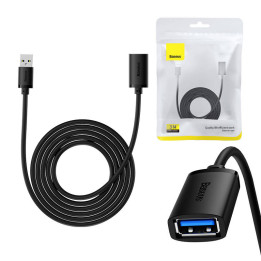 Cable de extensión USB 3.0 Baseus macho a hembra, Serie AirJoy, 3m (negro)