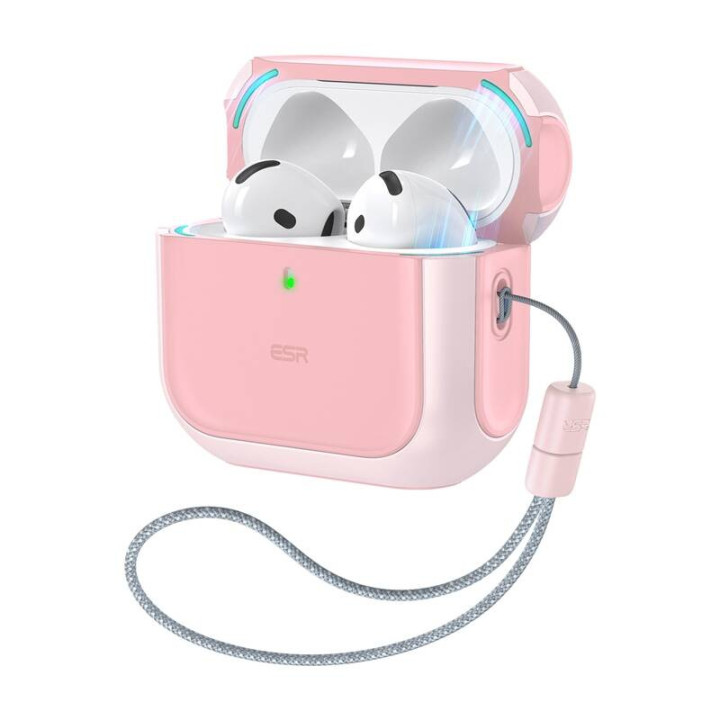 Estuche híbrido AirPods 4 Orbit (rosa)