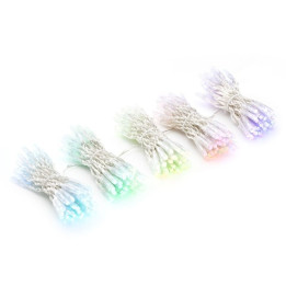 Twinkly Pro PLC Capsule 5 drops by 50 Pixels Curtain, 250 LED RGBW,Transparent wire,IP65