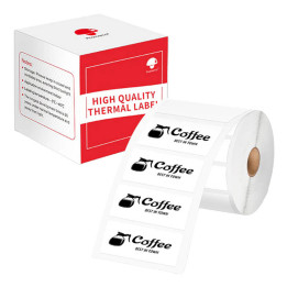 Etiquetas adhesivas Phomemo 15x30mm, 400 uds. (blanco)