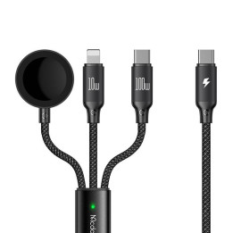 Cable USB-C 3 en 1 Mcdodo CA-4940 USB-C, Lightning, Apple Watch