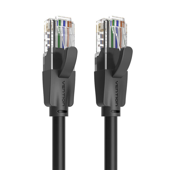 UTP CAT6 Vention IBEBL RJ45 Ethernet network cable 1000Mbps 10m black