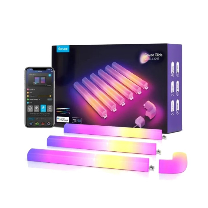 Govee H6062 Glide Wall (6+1) | Panele LED | RGBIC