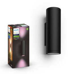 Philips Hue Appear wall lamp black 2x
