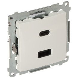 ЗАРЯДНОЕ РАЗЪЕМ DEC2CA.01/11-SIMON54 Premium USB 5 В постоянного тока / 3,1 А
