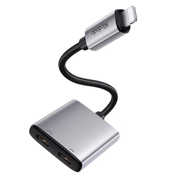 Аудиоадаптер 2-в-1 Mcdodo CA-5560 Lightning 2-в-1 на 2 Lightning