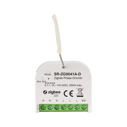 Sunricher Zigbee retrofit smart dimmer, 230V AC no neutral, 250W (SR-ZG9041A-D)