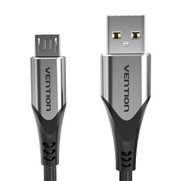 Cable USB 2.0 A a Micro USB Vention COAHC 3A 0,25m gris