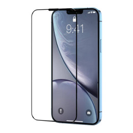 Joyroom HQ-Z21 de vidrio templado para iPhone 15 con borde posterior, a prueba de polvo