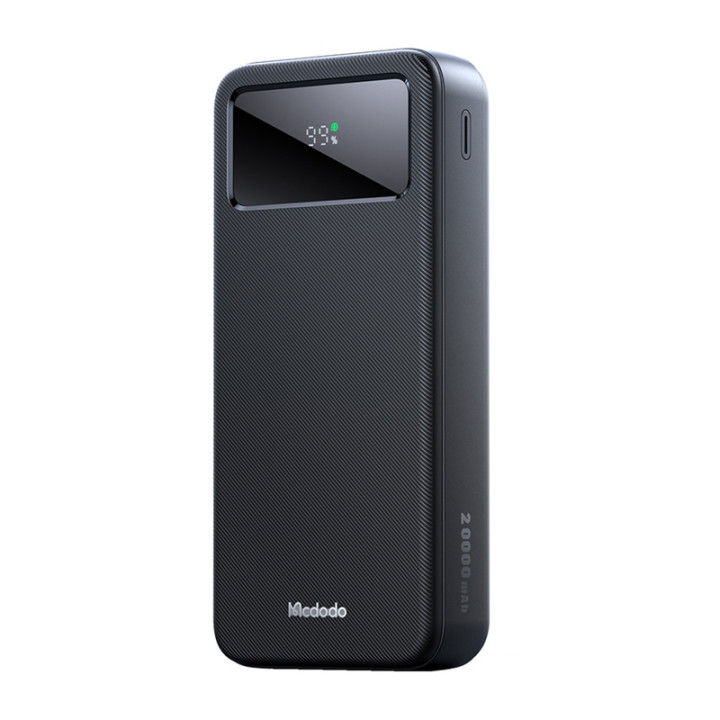 Power Bank Mcdodo MC-4230 Pantalla digital 20000mAh 1C+2A, 22,5W (negro)