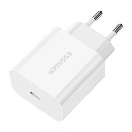 Cargador USB-C 20W Essager PD (blanco)