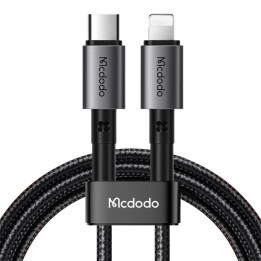 Cable USB-C a Lightning Mcdodo CA-2851, 36W, 2m (negro)