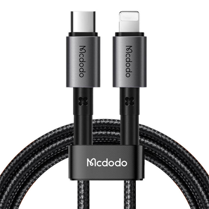 Cable USB-C a Lightning Mcdodo CA-2851, 36W, 2m (negro)