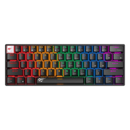 Проводная механическая/игровая клавиатура Havit KB903L RGB (черная) (QWERTY)