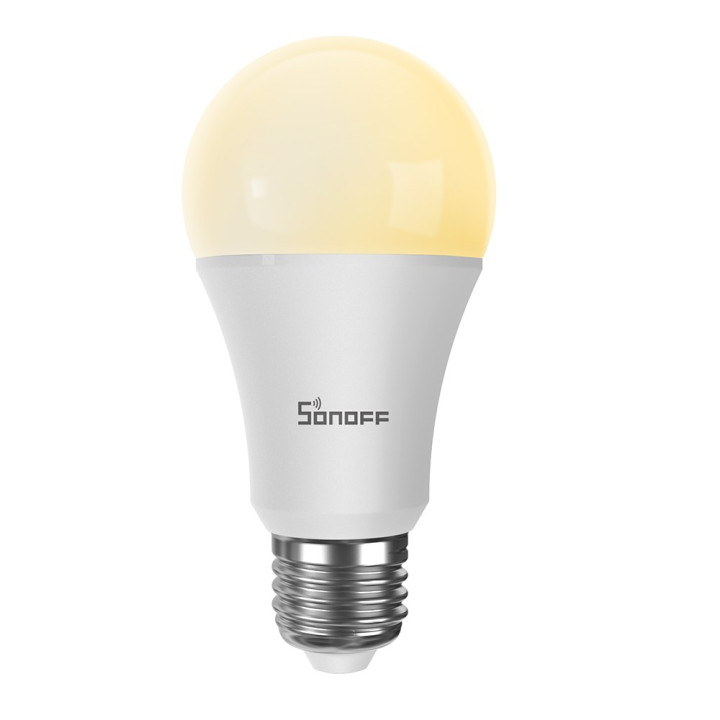 Sonoff B02-BL-A60 Wi-Fi+Bluetooth CW (цветной+теплый/холодный белый) Светодиодная интеллектуальная лампа с диммером (E27)