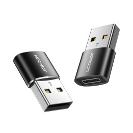 Переходник USB «папа-мама» Type-C (2 шт) Joyroom S-H152 (черный)