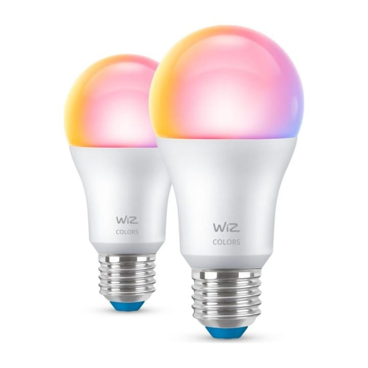 WiZ,Bulb,8,5W,2200-6500 (RGB),A60,E27,2 pcs lightsource