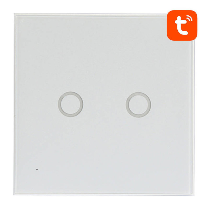 NEO NAS-SC02WE Smarter Lichtschalter, 2-Kanal, WLAN