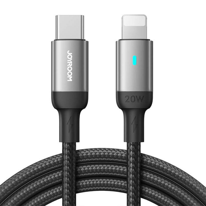 Joyroom S-CL020A10 (negro) Cable USB Lightning tipo C 20W 1,2m