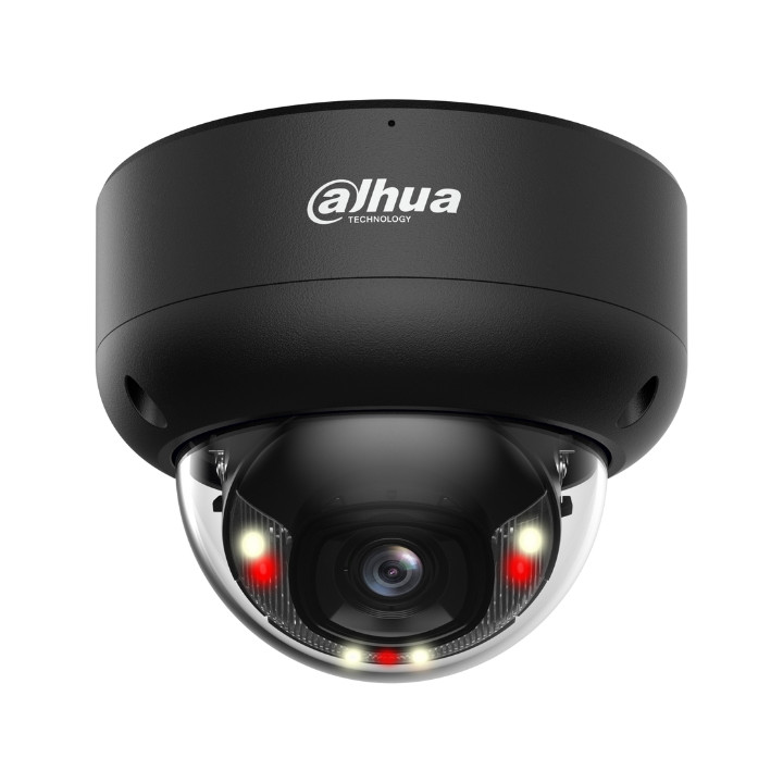 DAHUA IPC-HDBW3849E-AS-IL-0280B-BLACK 8MP 4K UHD WizSense Smart Dual Light IP Camera, 2.8mm, PoE