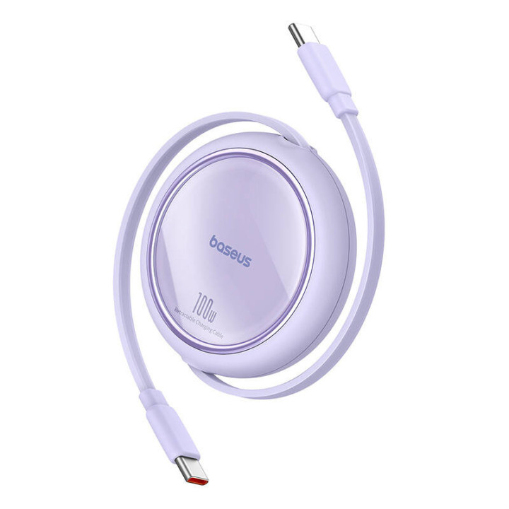 Kabel USB-C auf USB-C Baseus Free2Draw, PD, 100 W, 1 m (lila)