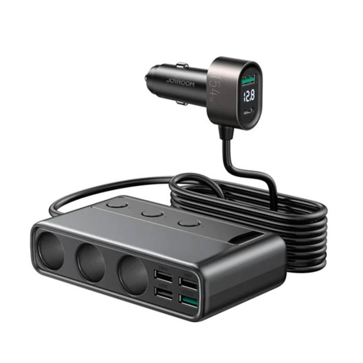 Autoladegerät JOYROOM JR-CL06 Multi-Port (schwarz)