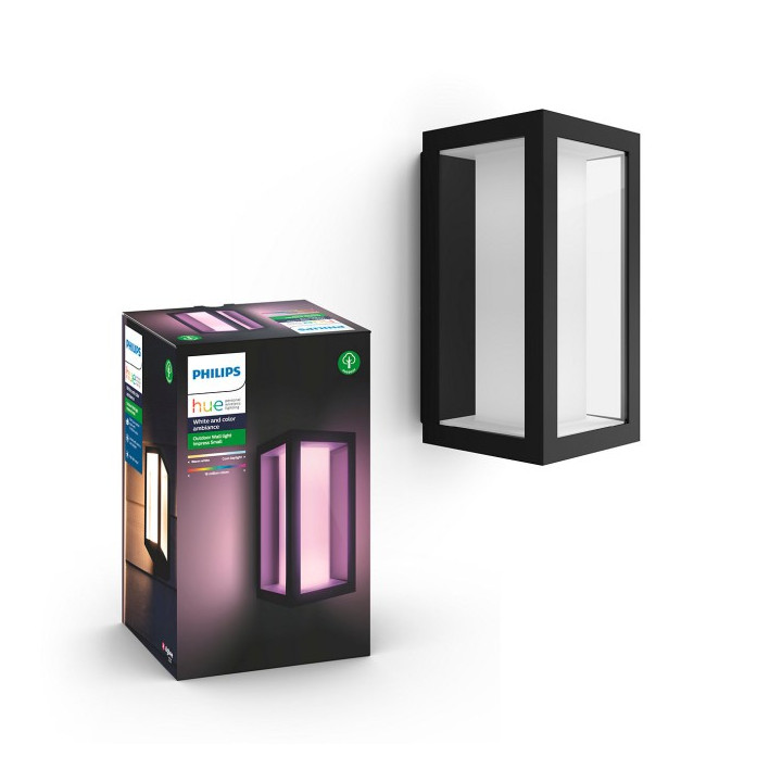 Philips Hue Impress RGBW wall lamp black
