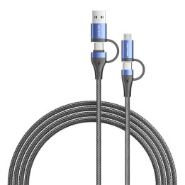 Kabel 4in1 USB 2.0 Vention CTLLH 2m (schwarz)