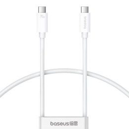 Schnellladekabel Baseus Superior 2 USB-C auf USB-C 240W, 1,8m (weiß)