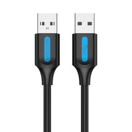 USB 2.0-Kabel Vention COJBC 2A 0,25 m schwarzes PVC
