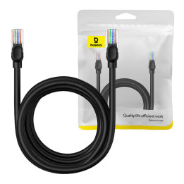 Сетевой кабель Baseus Ethernet CAT5, 5 м (черный)