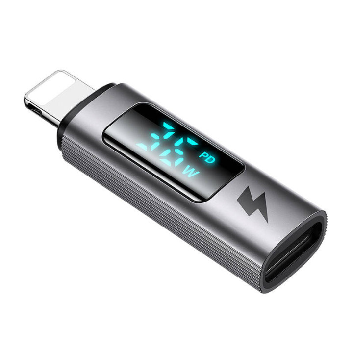 Переходник USB-C на Lightning, Mcdodo OT-6100, 36 Вт (черный)
