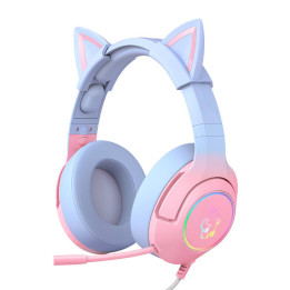 ONIKUMA K9 Auriculares para juegos en rosa y azul