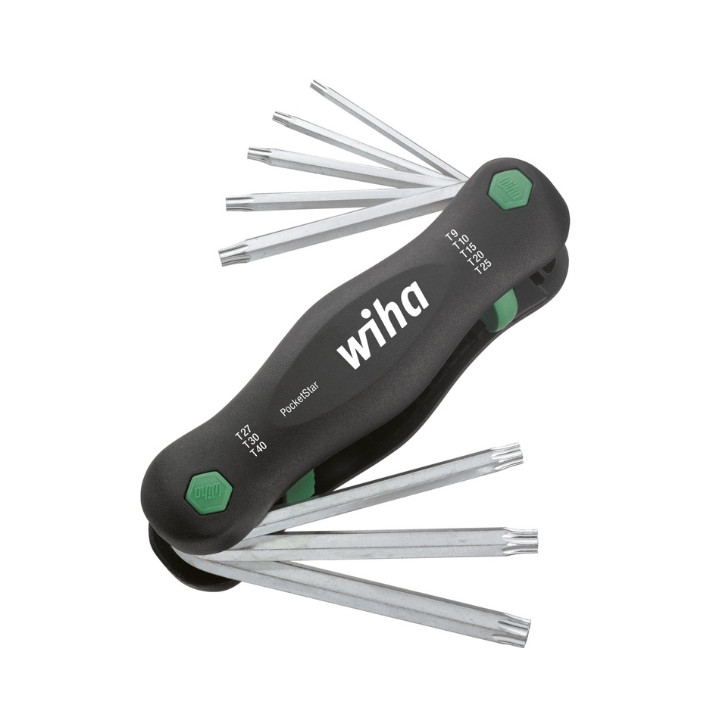 TORX FOLDING KEYS SET WH-POCKETSTAR/23049 WIHA